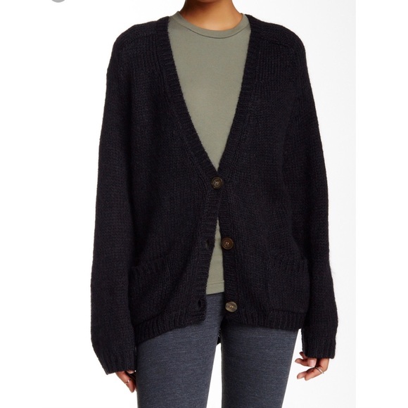 American Apparel Black Mohair Loose 